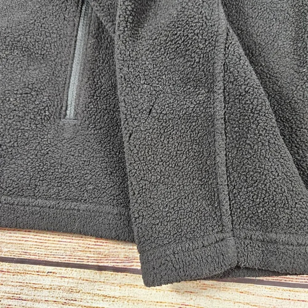 Patagonia Synchilla Men's Black L Full Zip Fleece Sweatshirt Jacket *Embroidered